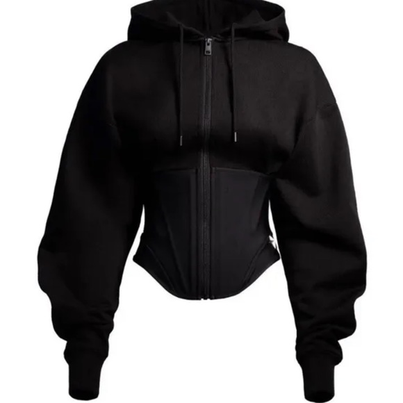 Mugler corset hoodie hoody jacket xxl women’s or men’s nwt h&m - Picture 11 of 12